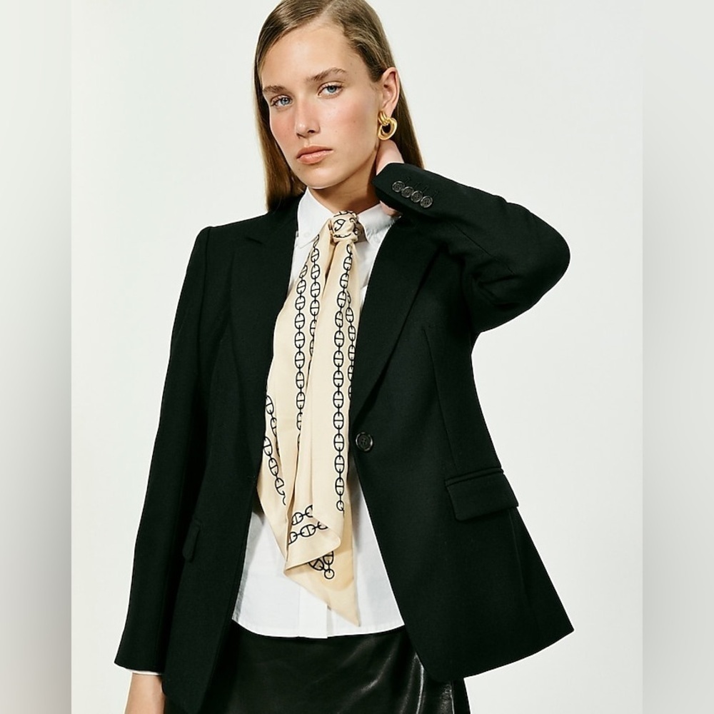 J. Crew Black Wool Helena Blazer NWT